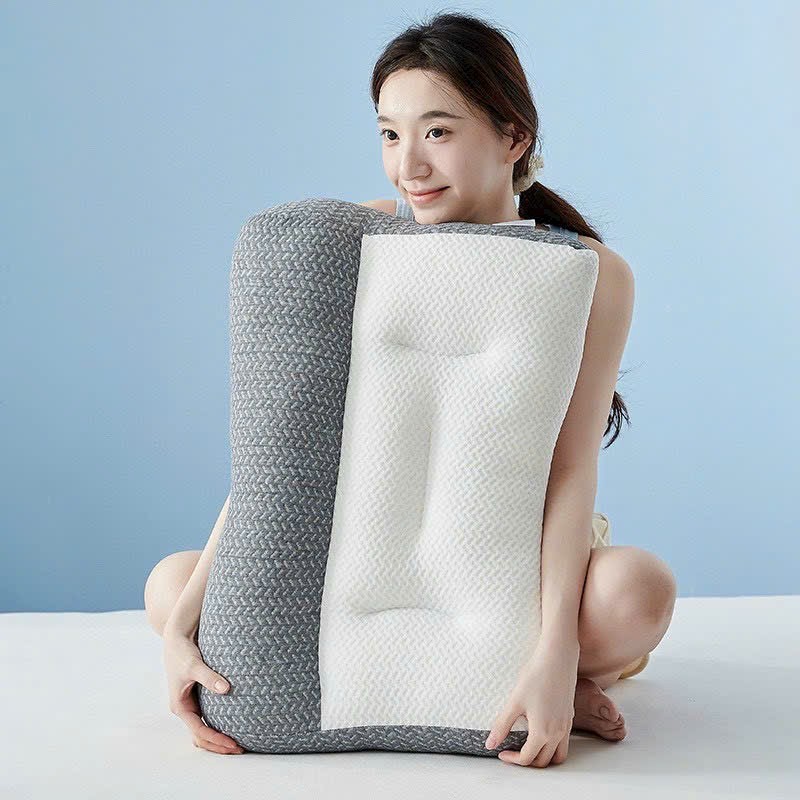 Ảnh Ruột gối matxa chống ngáy Lidaco chống đau mỏi vai gáy thiết kế chuyên biệt nâng đỡ cổ 2