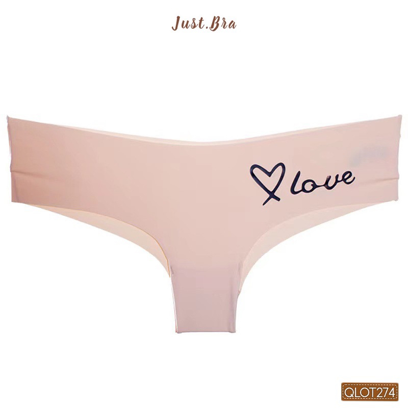 Quần lót nữ Just Bra chất liệu su thoáng khí, không lộ viền, thiết kế dáng chữ V QLOT274 spe
