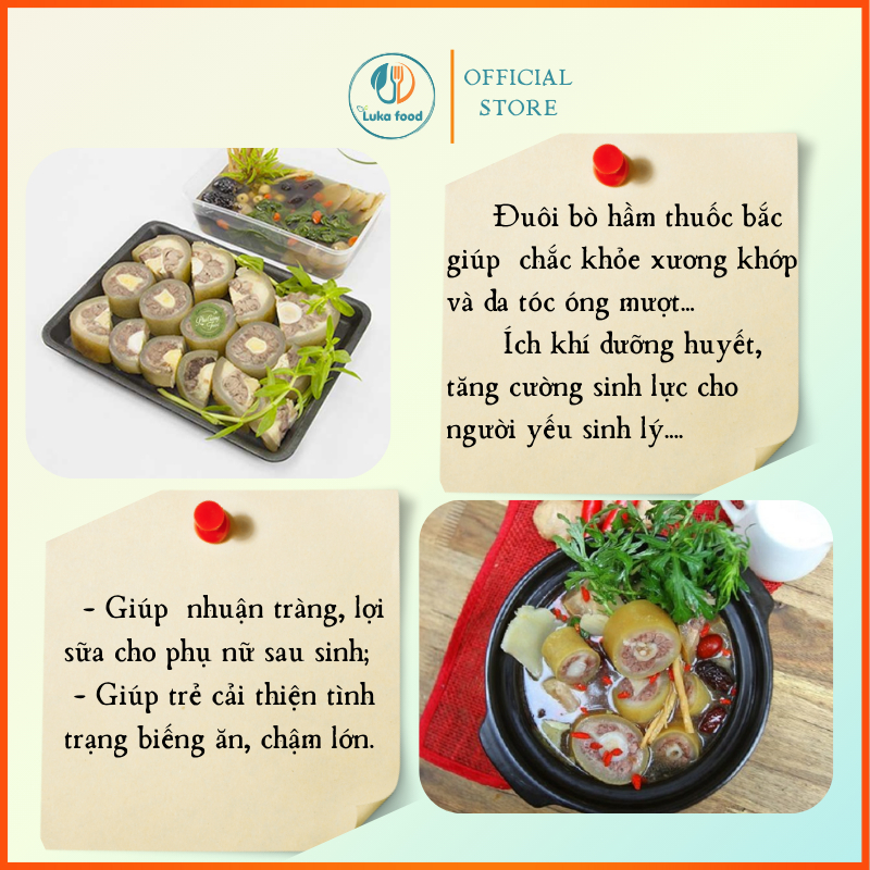Gói Gia Vị Hầm Gà 15 Vị Thảo Mộc (65g) - Set Nguyên Liệu Tiềm Bồ Câu, Đuôi Bò Bổ Dưỡng Thơm Ngon Luka Food