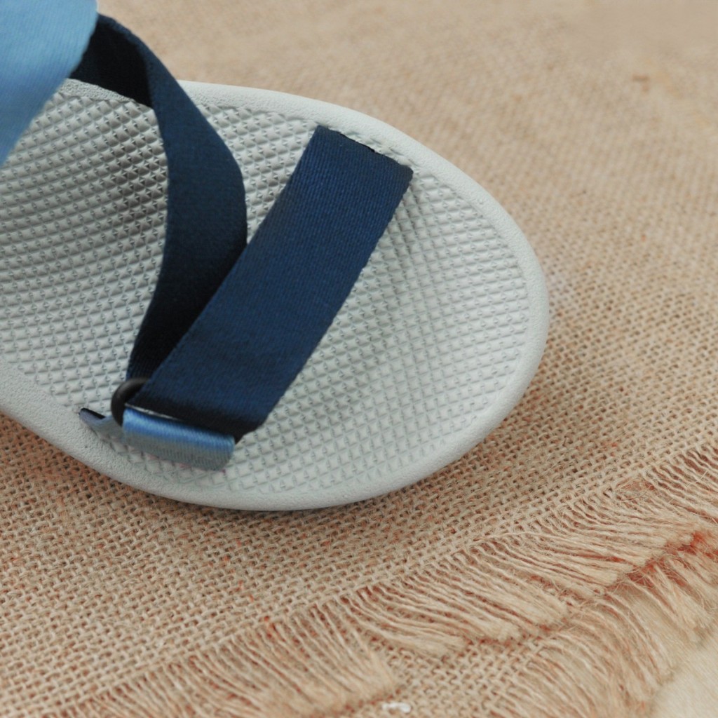 Ảnh Sandal nam nữ unisex MOL quai chữ Z MS1166XD màu xanh 4