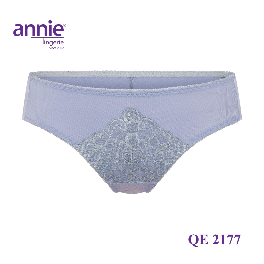 Combo 3 quần lót nữ phối ren annie QE 2177 không vết hằn,co giãn 4 chiều,lưng thấp,thoáng mát