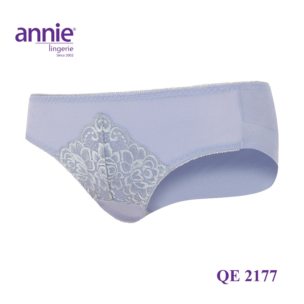 Combo 5 quần lót nữ phối ren annie QE 2177 không vết hằn,co giãn 4 chiều,lưng thấp thoải mái cả ngày