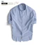 Áo Sơ Mi Nam Dài Tay Cổ Tàu (6 màu) GRAYHOMME linen kẻ sọc cá tính chất vải đũi thoáng mát - TB130