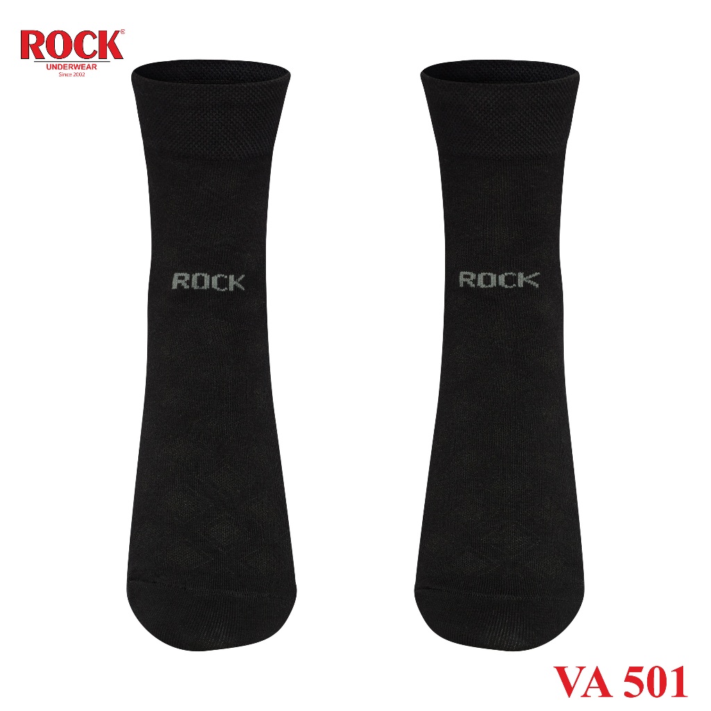 Set 3 Đôi tất nam cao cấp cổ cao ROCK UNDERWEAR VA 501, ngăn mùi, thấm hút, kháng khuẩn