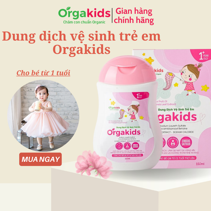 Dung Dịch Vệ Sinh Trẻ Em - Hình ảnh thực tế
