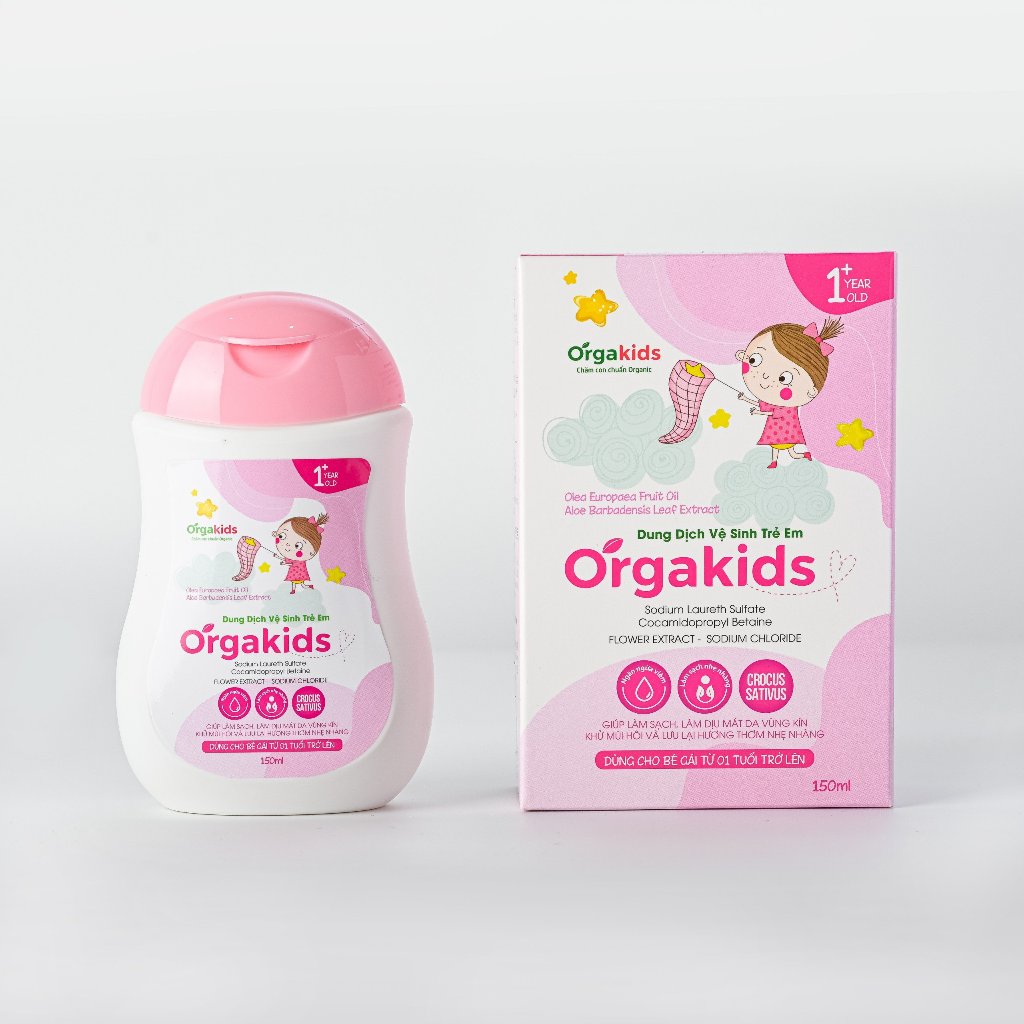 Thiết kế của Dung Dịch Vệ Sinh Trẻ Em Cao Cấp