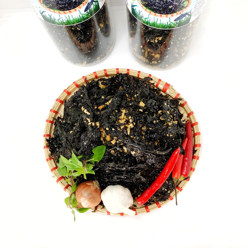 Rong Biển Cháy Tỏi 200-250Gr Rong Biển Sấy Giòn | Anh Béo VNFoods