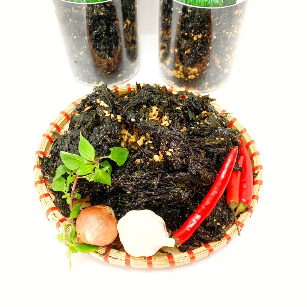 Rong Biển Cháy Tỏi 200-250Gr Rong Biển Sấy Giòn | Anh Béo VNFoods