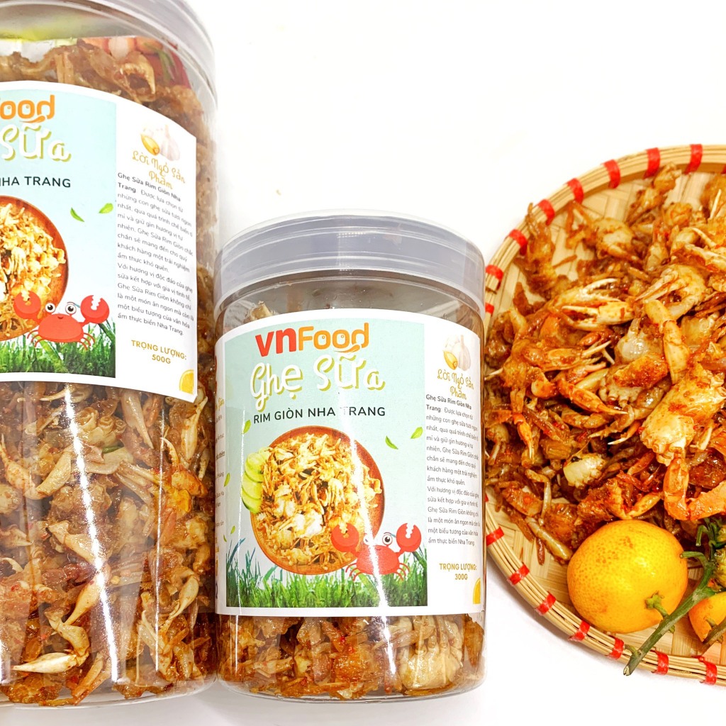 Ghẹ Sữa Rim Giòn Nha Trang 200-500Gr Ghẹ Sữa Rim Gia Vị | Anh Béo VNFoods