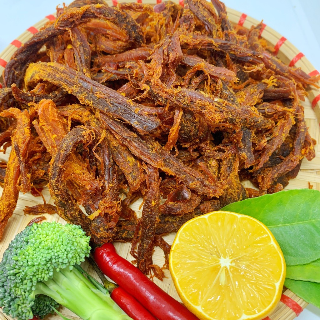 Khô Bò Xé Sợi Tây Nguyên Hũ 300-500G 100% Thịt Bò Tươi VnFood