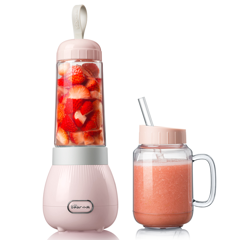 Ảnh Máy Xay Sinh Tố Mini 400ml Bear LLJ-C04W1 - Hàng Chính Hãng 1