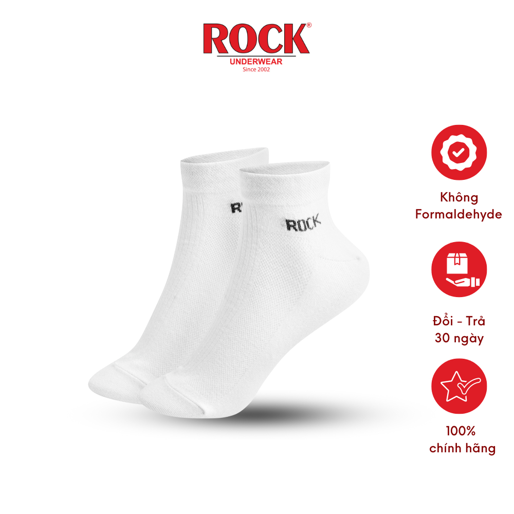 Tất vớ nam cổ thấp ROCK VA 502 chất liệu cotton, co giãn mềm mại, thoáng khí