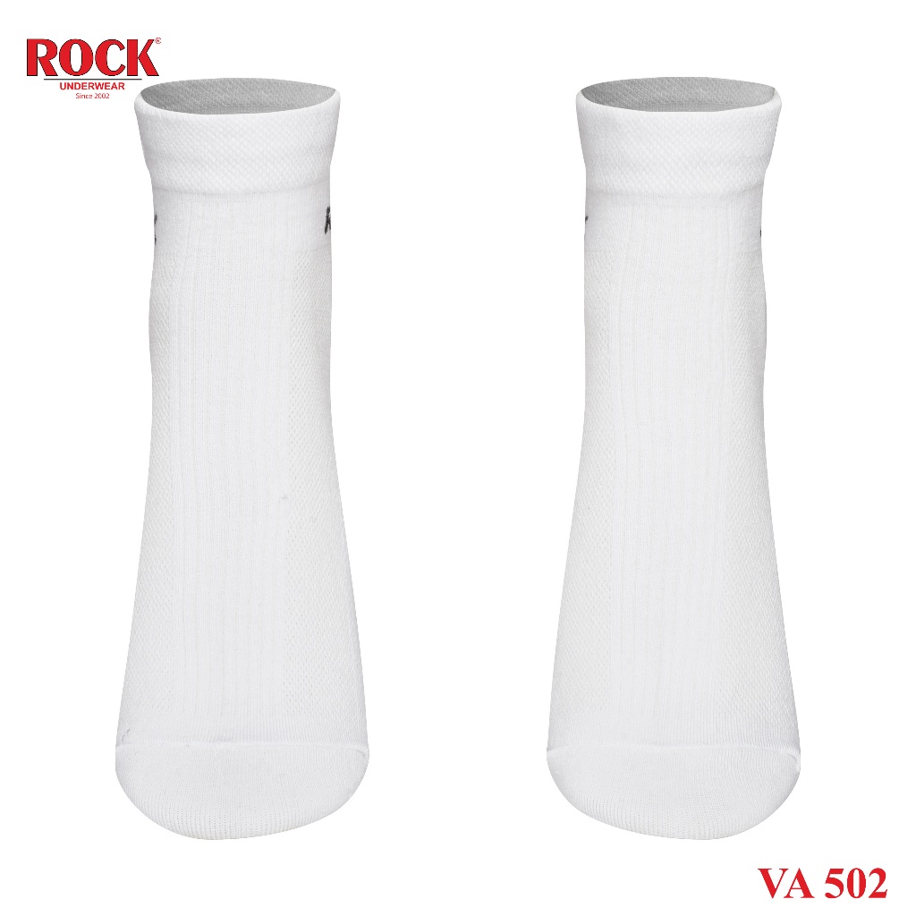 Set 3 Đôi tất nam cao cấp cổ thấp ROCK UNDERWEAR VA 502, ngăn mùi, thấm hút, kháng khuẩn