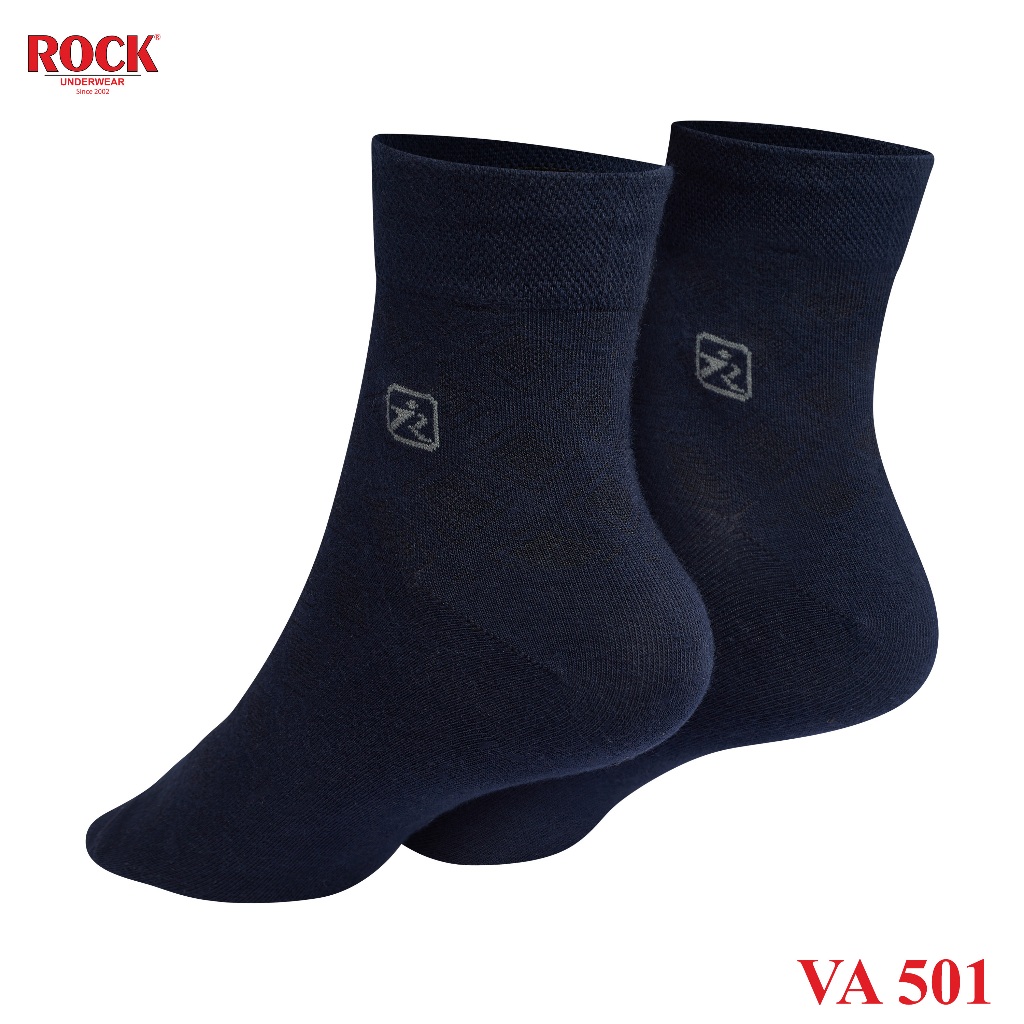 Set 3 Đôi tất nam cao cấp cổ cao ROCK UNDERWEAR VA 501, ngăn mùi, thấm hút, kháng khuẩn