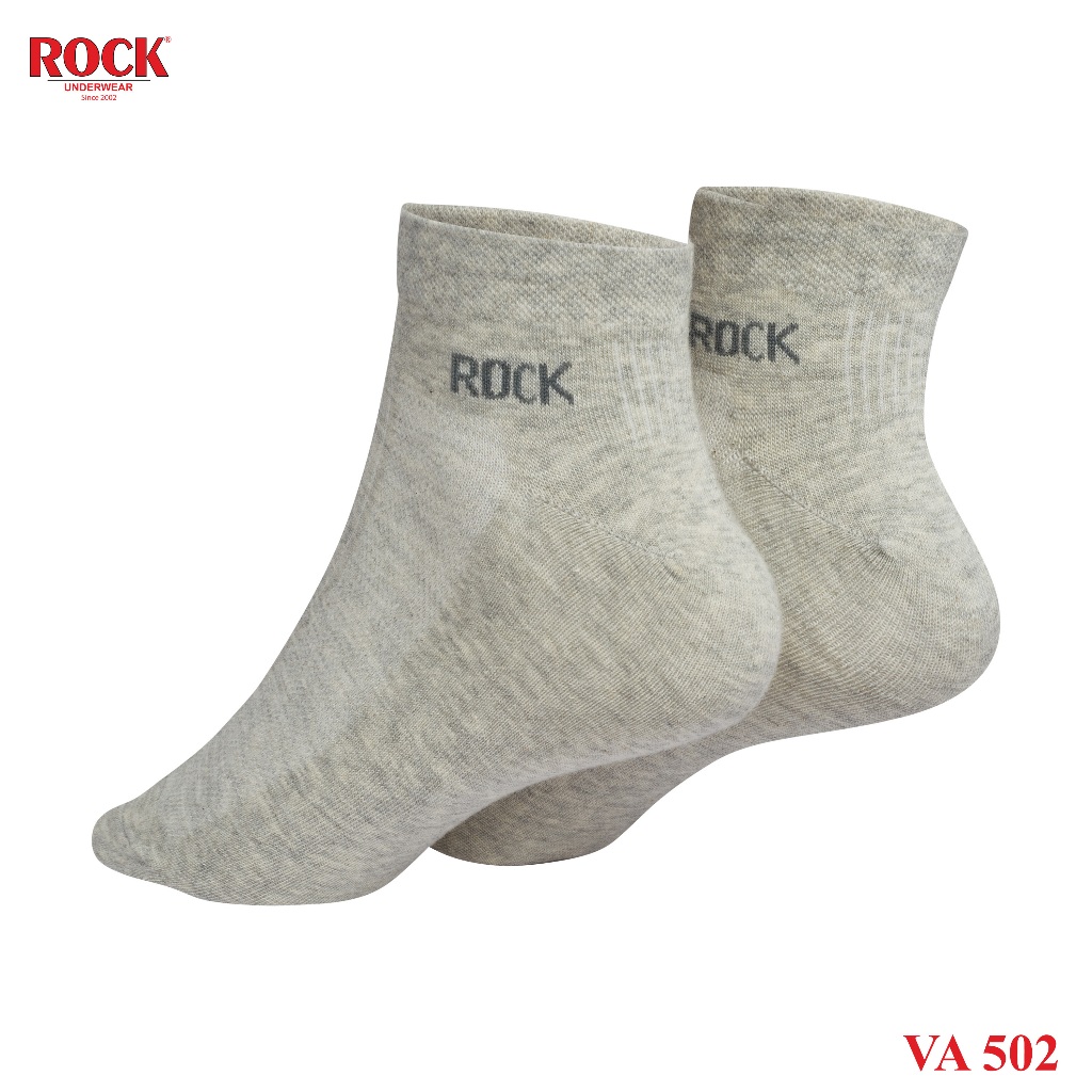 Set 5 Đôi tất nam cao cấp cổ thấp ROCK UNDERWEAR VA 502, ngăn mùi, thấm hút, kháng khuẩn