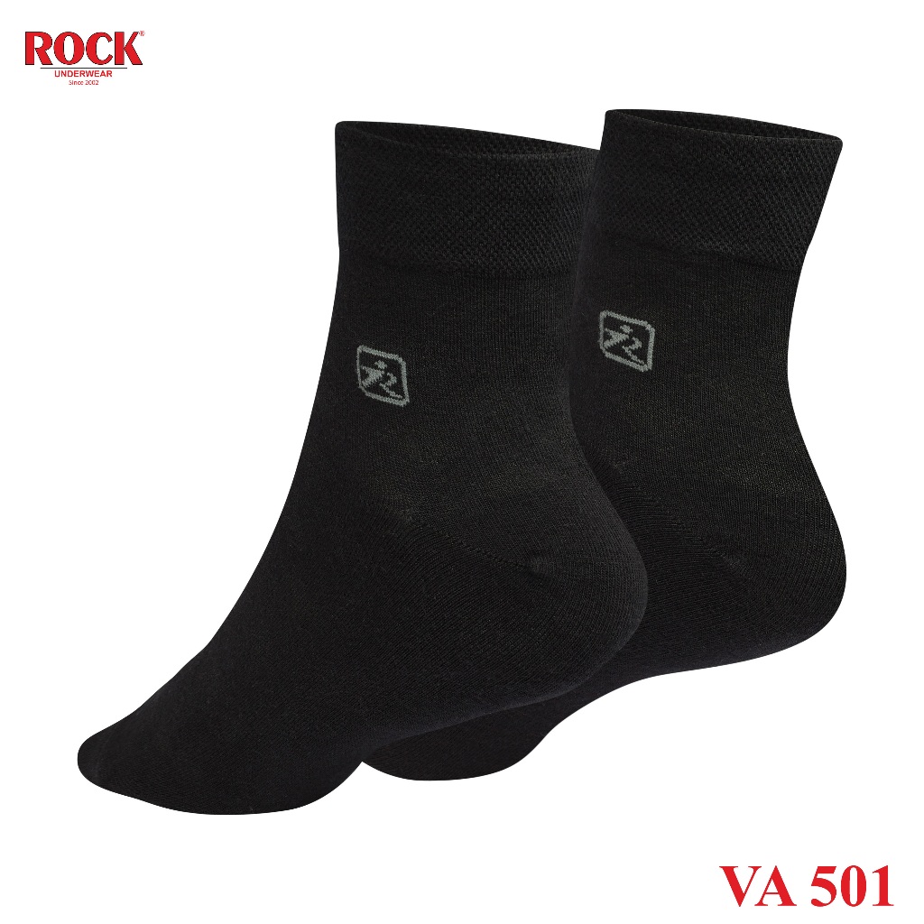 Set 3 Đôi tất nam cao cấp cổ cao ROCK UNDERWEAR VA 501, ngăn mùi, thấm hút, kháng khuẩn