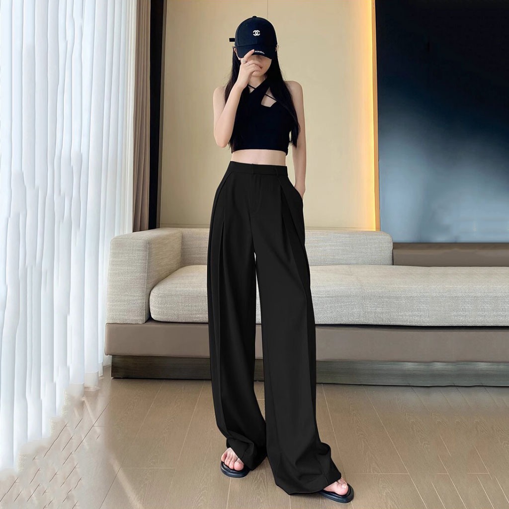 Quần Ống Rộng Suông Dáng Siêu Dài Cực Tôn Dáng Mẫu Mới Hottrend Bán Chạy Top 1 Hàn Quốc M23