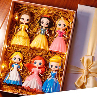 Búp bê thay váy, Set 6 công chúa tặng kèm 18 váy thay đổi