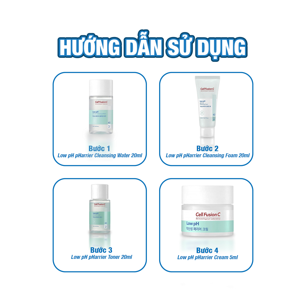 Ảnh Bộ Chăm Sóc Da 4 Bước Tăng Cường Hàng Rào Bảo Vệ Da & Cấp Ẩm Low pH Miniature Kit 1