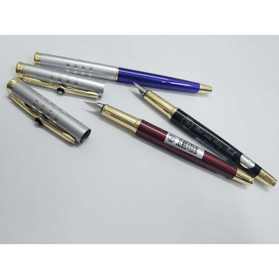 Ảnh Bút mài thầy ánh SH003 cao cấp ngòi bút trắng mảnh luyện chữ nét thanh nét đậm - Nhà Sách Tâm An 3
