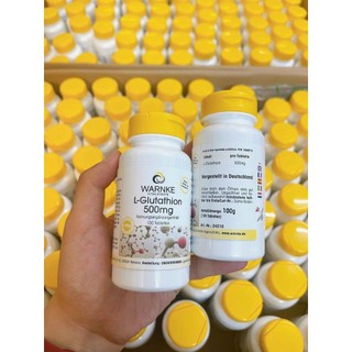 [DATE MỚI ĐỦ BILL] Viên uống trắng da, chống lão hóa toàn thân Warnke L-Glutathion 500mg 100 viên của ĐỨC