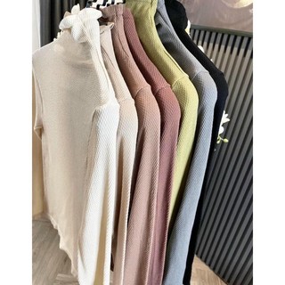 B10 Áo Giữ Nhiệt Cao Cổ Chất len Gạo Co Giãn Tốt Full Hộp Giấy Phương Linh Underwear