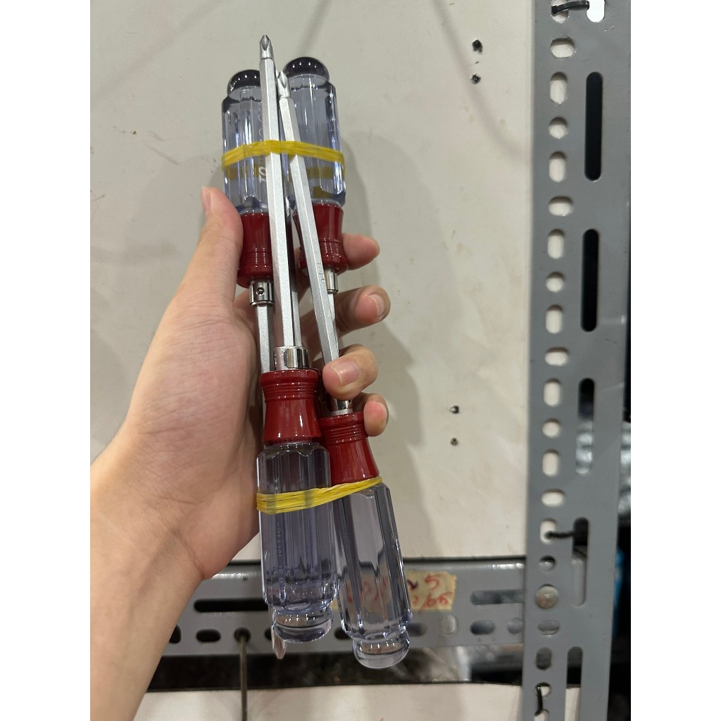 Tua vít, tô vít, tuốt nơ vít 2 đầu cán trong hiệu Top đủ size 6x100, 6x150, 6x200
