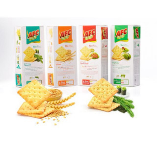 🔥🔥Sét Bánh QUY AFC CRACKER 4 VỊ NGON BỔ DƯỠNG 172G 🌾 🌾