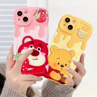 Ốp Điện Thoại iPhone Họa Tiết Gấu Pooh Gấu Losto Dễ Thương iPhone 11 14 13 12 Pro Max XR 14 6 6s 8 7 Plus X XS Max