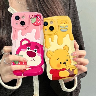 Ốp Điện Thoại iPhone Họa Tiết Gấu Pooh Gấu Losto Dễ Thương iPhone 11 14 13 12 Pro Max XR 14 6 6s 8 7 Plus X XS Max