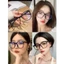 Kính mắt râm mát nữ nam,mắt kính không độ phong cách Hàn Quốc chống tia bức xạ và ánh sáng xanh ABICA 555