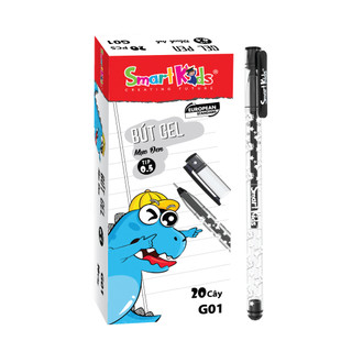 Combo 12 Bút gel Smartkids Dino G01 0.5mm dành cho bé tiểu học