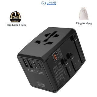 [Hiệu suất cao 65W] Củ sạc nhanh đa năng, ổ điện du lịch đa năng HHT905,ổ cắm điện thay thế dock sạc điện thoại