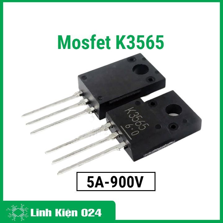 Linh kiện K3565 Mosfet 3 chân cắm GDS 5A/900V N-CH | Shopee Việt Nam