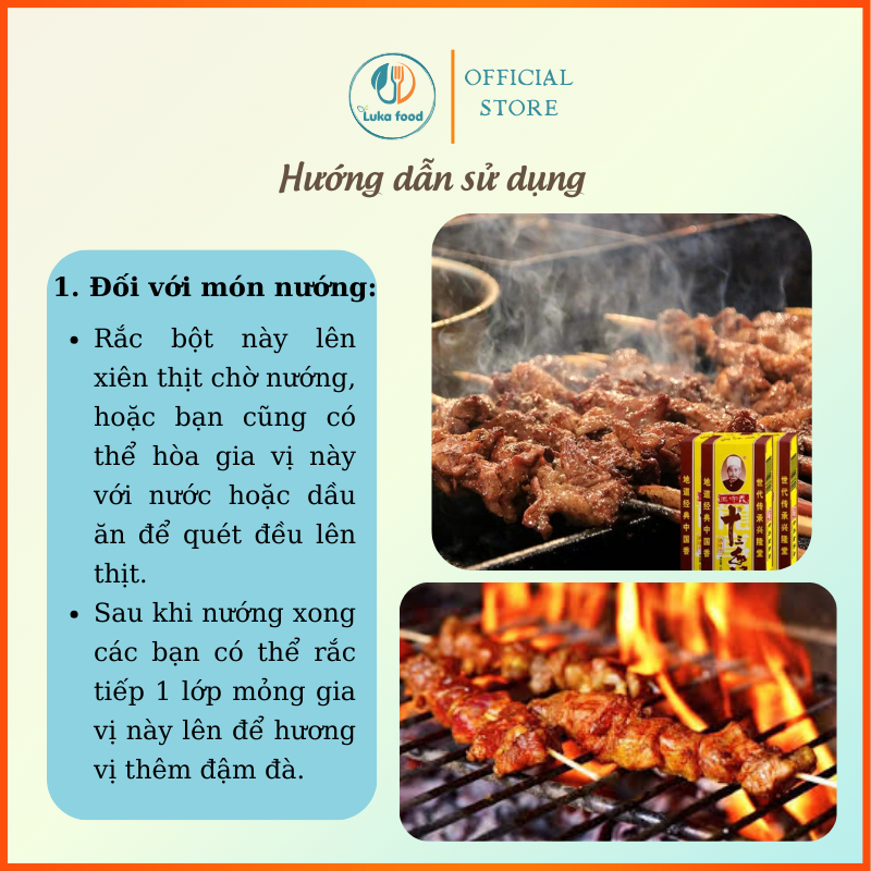 Bột Thập Tam Hương Hộp 45g 13 Loại Thảo Mộc - Gia Vị Ướp Thịt Nướng, Vịt Quay, Phá Lấu Chuẩn Vị Trung Hoa Luka Food