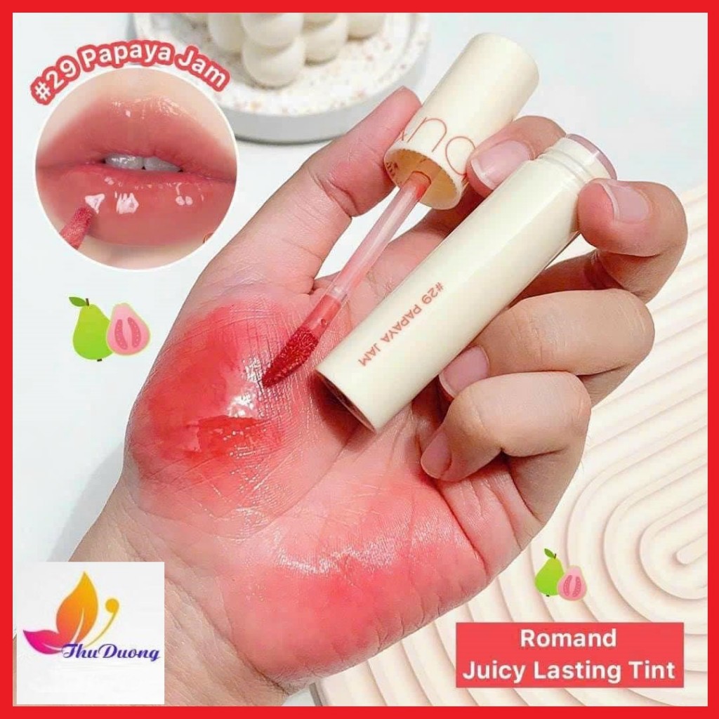 ROMAND JUICY LASTING TINT (29 PAPAYA JAM - リップグロス