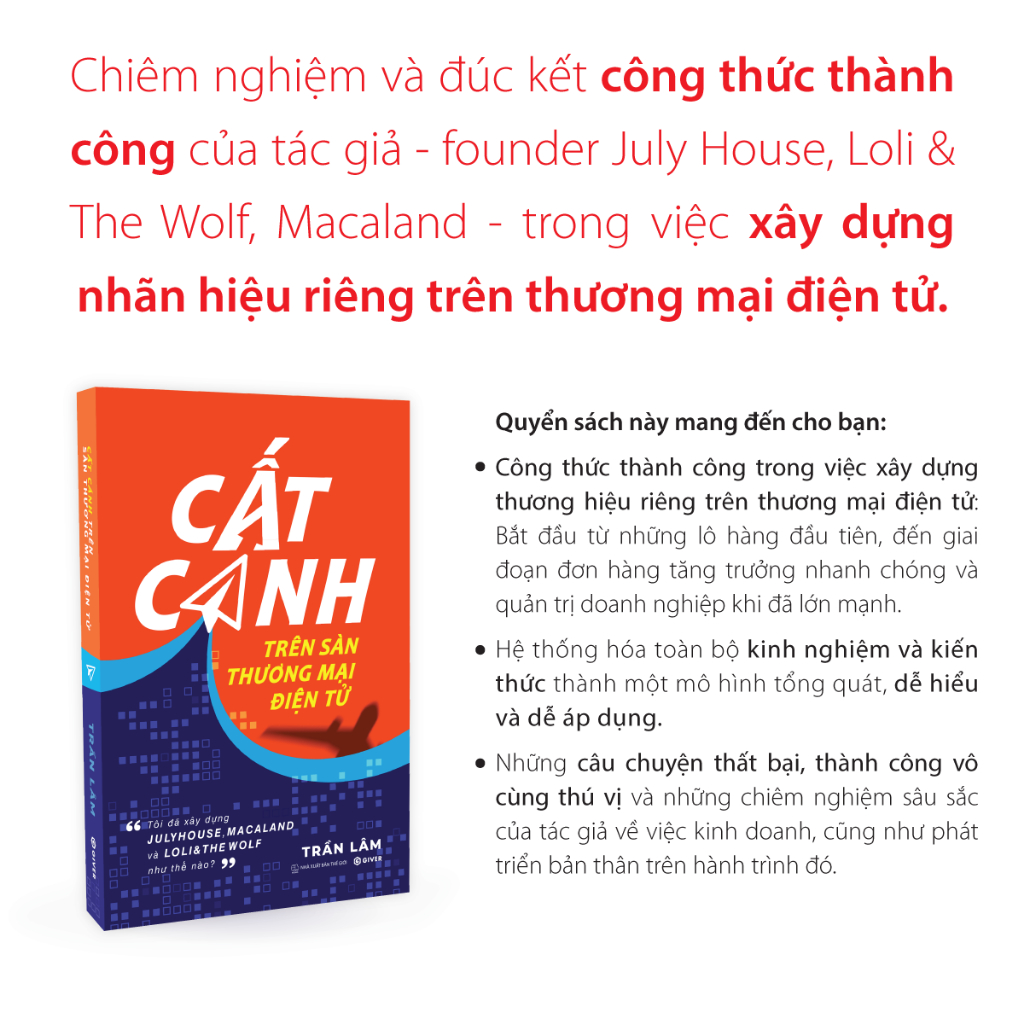 Ảnh Sách - Cất Cánh Trên Sàn Thương Mại Điện Tử - Tôi đã xây dựng JulyHouse, Macaland và Loli & The Wolf như thế nào? 1