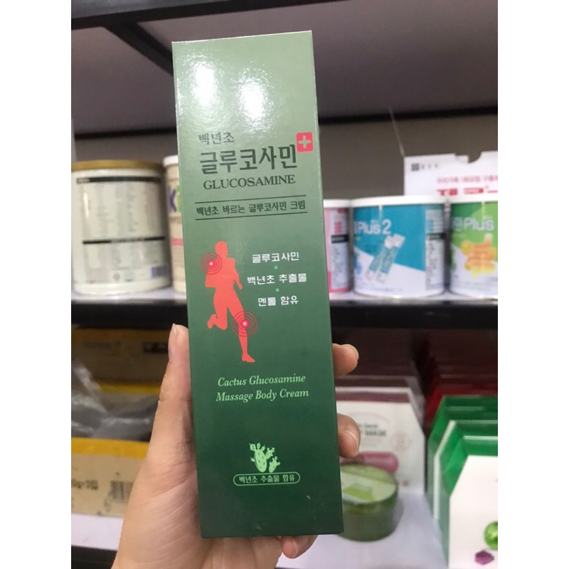 DẦU LẠNH HÀN QUỐC GLUCOSAMI, GIAMR ĐAU NHỨC XƯƠNG KHỚP, CỎ, VAI,GÁY