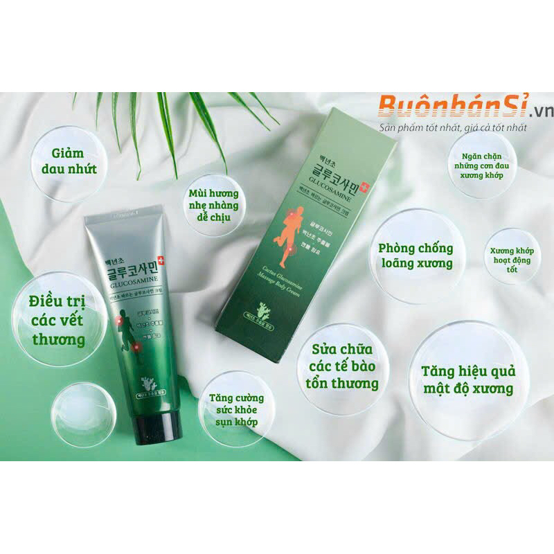DẦU LẠNH HÀN QUỐC GLUCOSAMI, GIAMR ĐAU NHỨC XƯƠNG KHỚP, CỎ, VAI,GÁY