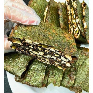 Rong biển kẹp hạt loại đặc biệt ăn  chay ăn kiêng túi 250g