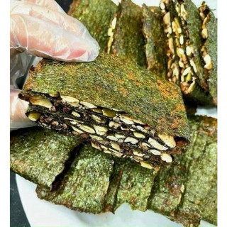 Rong biển kẹp hạt loại đặc biệt ăn  chay ăn kiêng túi 250g