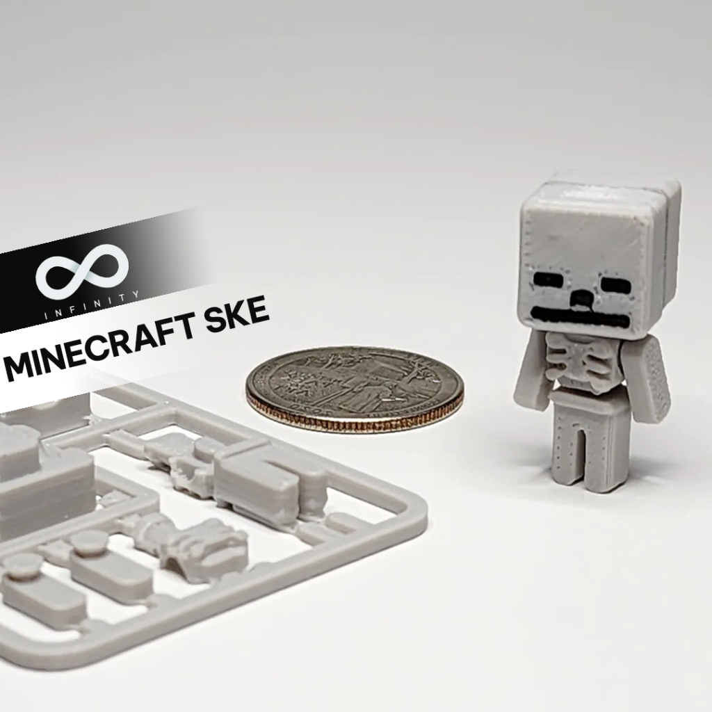 Kit Mô Hình Lắp Ráp MINECRAFT SKELETON mini - Treo Chìa Khóa | Shopee ...