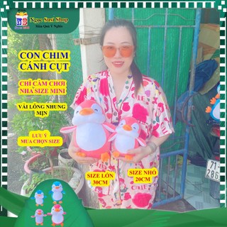 THÚ NHỒI BÔNG CON CHIM CÁNH CỤT DÀNH CHO BÉ YÊU CẦM CHƠI RẤT ĐẸP - MUA CHỌN SIZE [NGỌC SUSI]