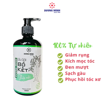 Dầu gội thảo mộc bồ kết Dương Minh 100% thành phần organic nấu thủ công dầu gội giảm rụng chăm sóc tóc phục hồi tóc