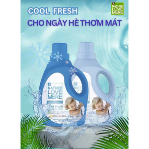 Nước giặt/xả NATURE LOVE MERE cho bé cao cấp Hàn Quốc túi 1.3L/chai 1.8L
