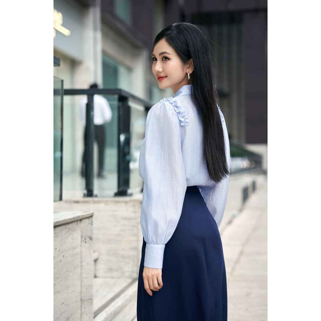Chân Váy Suông Dài Khóa Trước, Có Lót Váy_Dài 90cm_Chất Liệu Vitex Cao Cấp_Chân Váy Công Sở_CV63