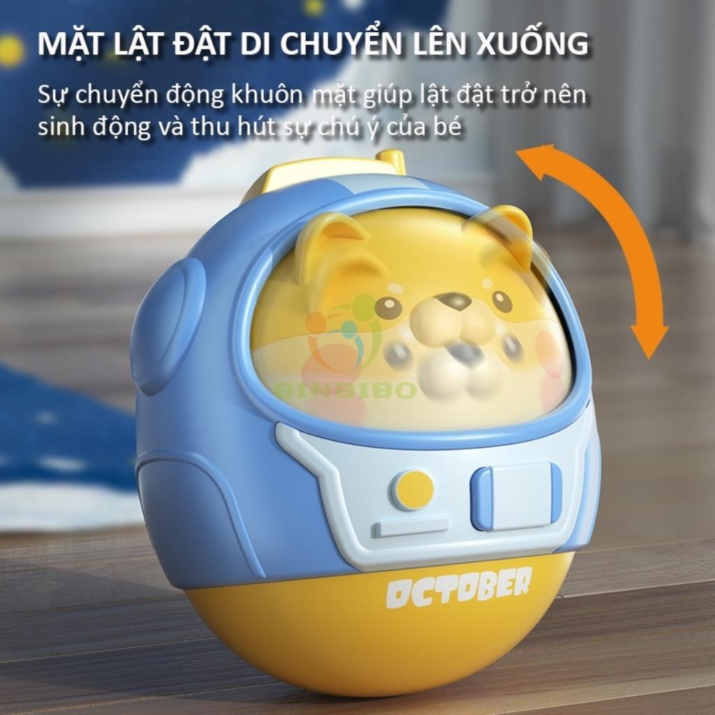 Lật Đật cho bé loại To biết Gật Gù, Có Chuông Kêu kích thích giác quan - Binbibo