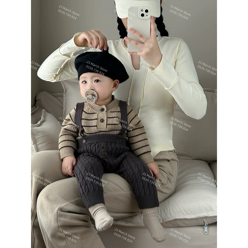 Yếm len+ áo len style Hàn siêu cưng cho bé hàng QC loại 1 | Shopee Việt Nam