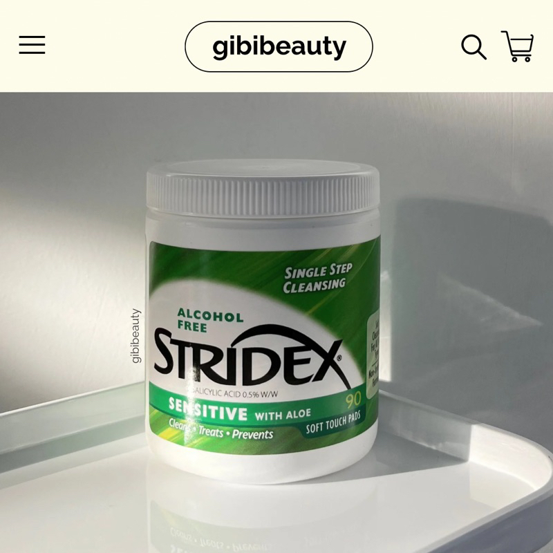 Cleansing Pad STRIDEX Sensitive Pad Shopee Việt Nam