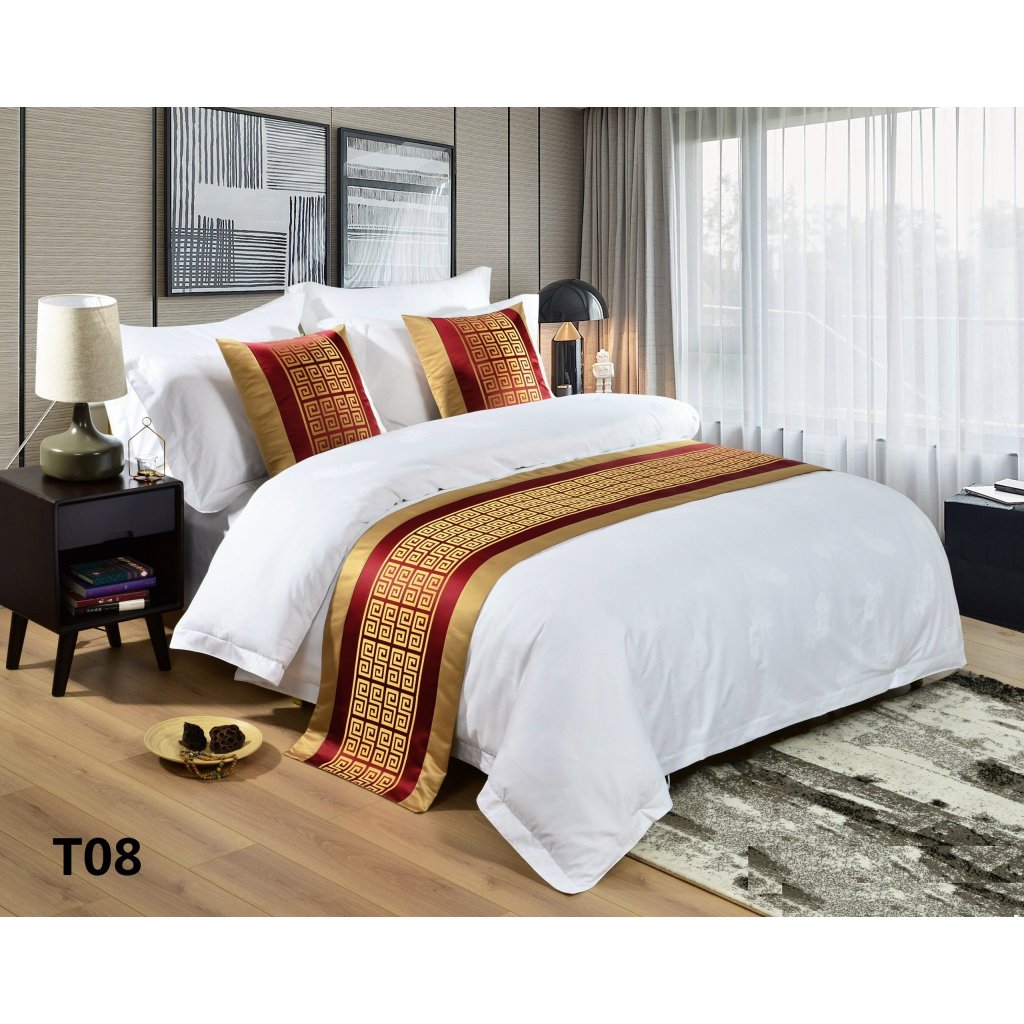 Tấm trang tr&iacute; giường kh&aacute;ch sạn